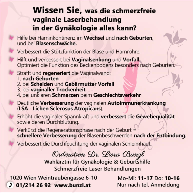 Gynakologische Laserbehandlungen